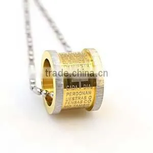 Fashion jewelry 2016 pendants charms necklace set jewelry gold pendant