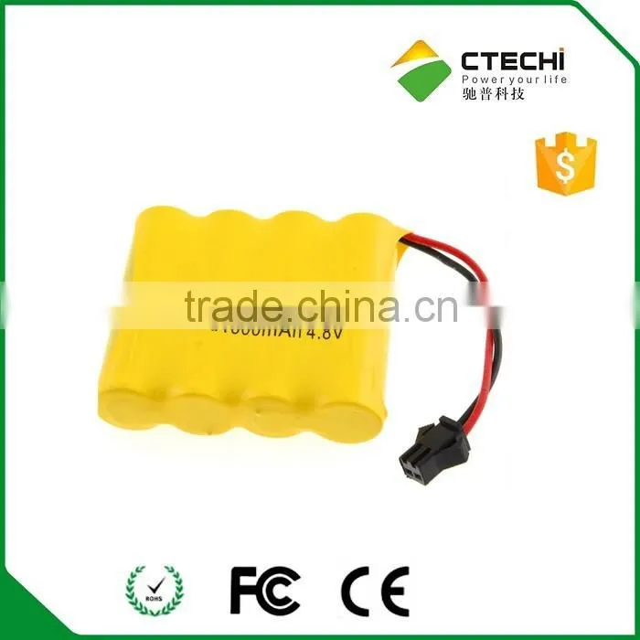 6V rechargeable nicd battery SC 1800mah prismatic battery pack