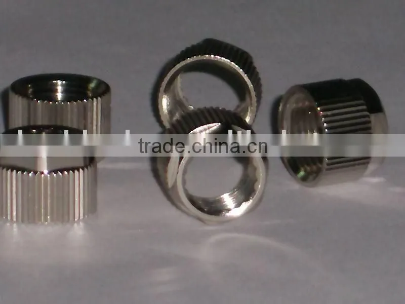 waterproof knurl connector nut