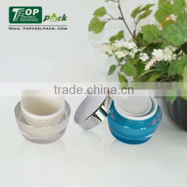 Easy to use , upper high end cosmetic mason jar 15g for serum