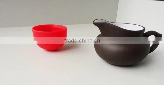 100% Food grade silicone cup of tea, FDA small silicone tea cup factory directe