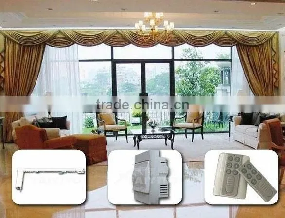 TDX4467 x10 smart home electric&manual curtain motor/electric curtain control system