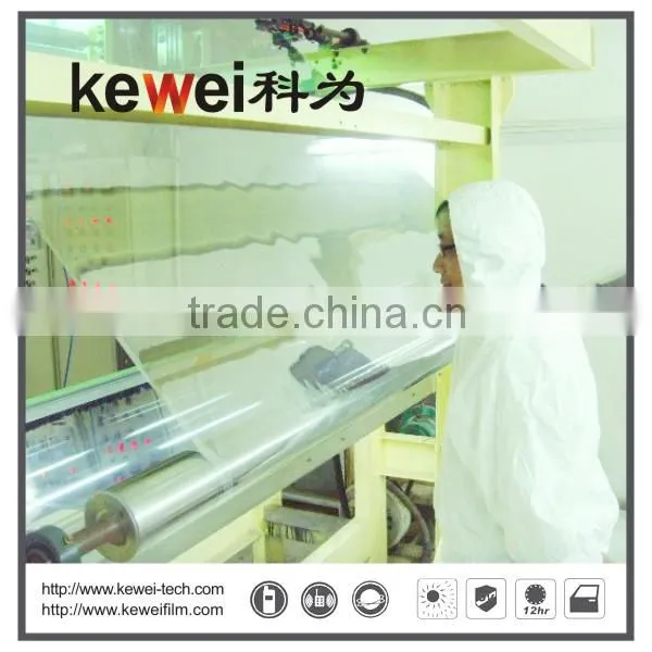 Transparent building safety film
