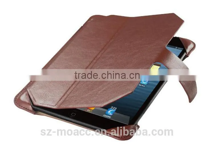 New hotsale leather Folio Case for ipad mini 3