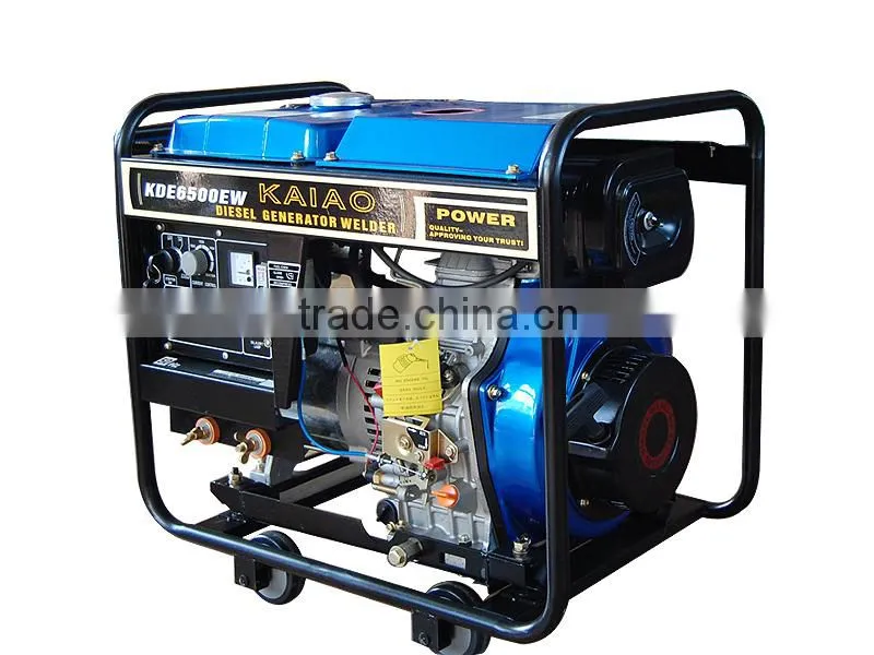 diesel welding generator 2.2kva single cylinder 4 stroke portable KDE6500EW