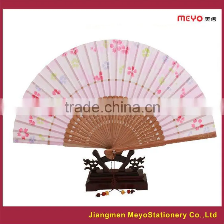 2015 Decorative Gift 100% Handmade Customized Wooden Folding Hand Fan