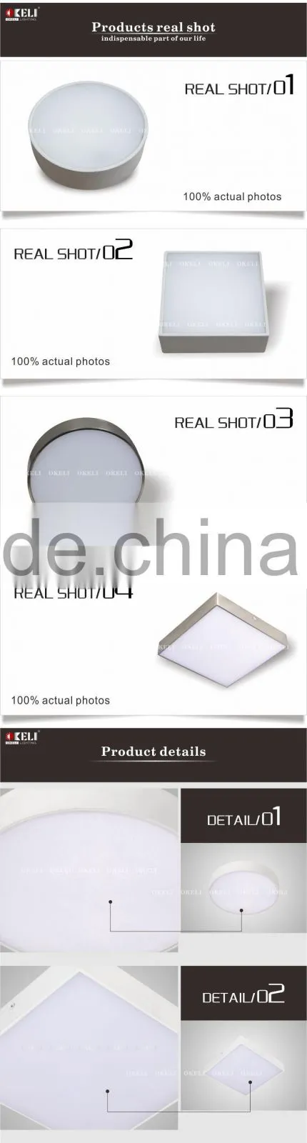 Super narrow hanging surfaced led panel light