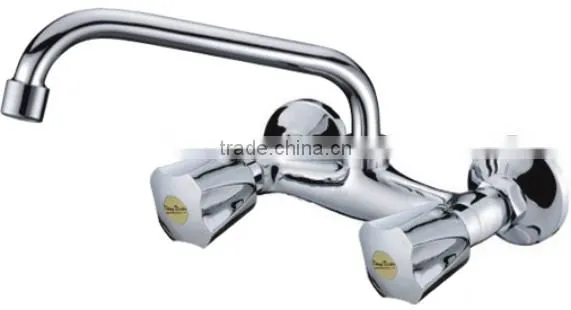 Wall mount stainless steel tube faucet