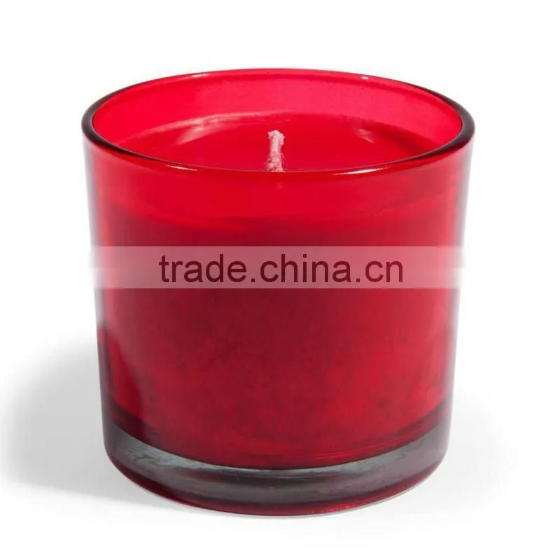 Red Glass Candle, Candle Glass