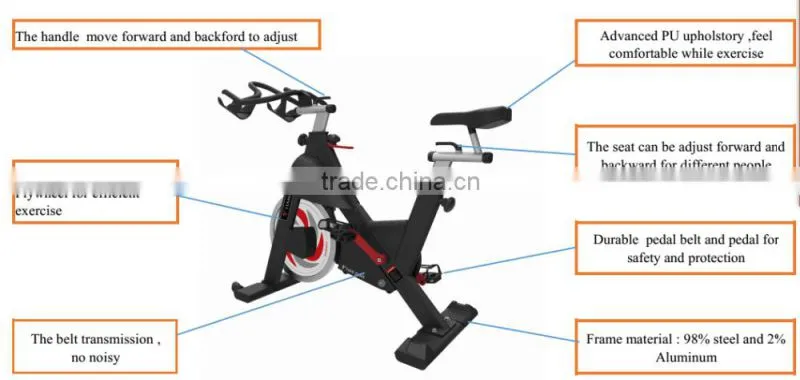 2016 good cardio machine/ Tz-7020 spinning bike/commercial spinning bike