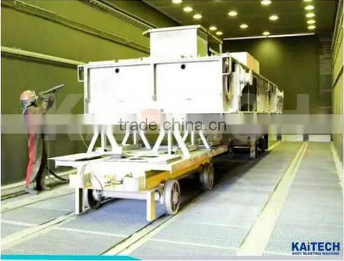 High automatic sand blast room