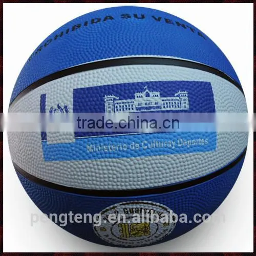 cheap rubber blue basketball wholesale