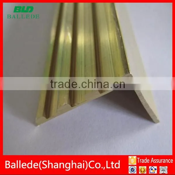 Shanghai Extruded Brass Decorative staircase treads
