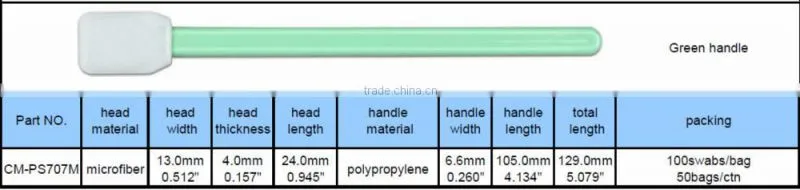 High performance cleaning microfiber swabs for digital camera for oem