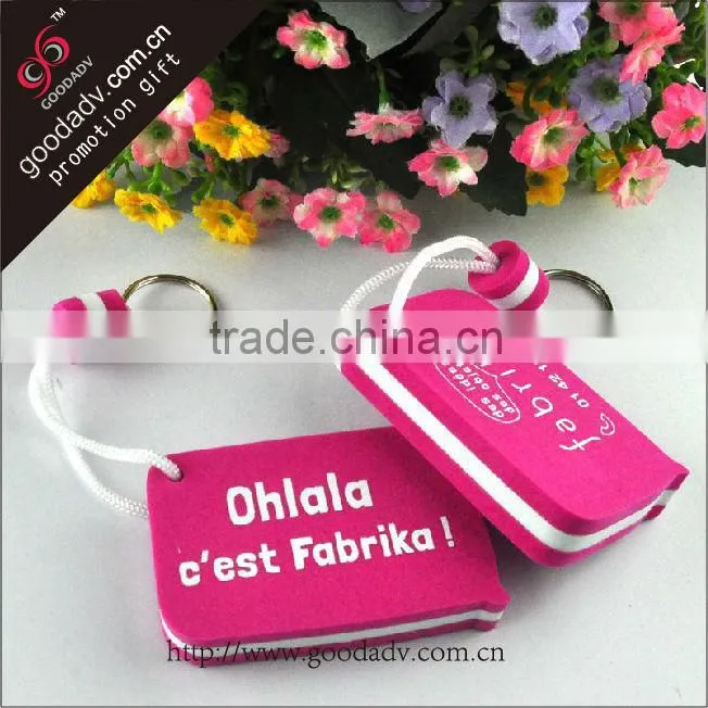 2015 Alibaba China promotional gift love heart shape eva keychain