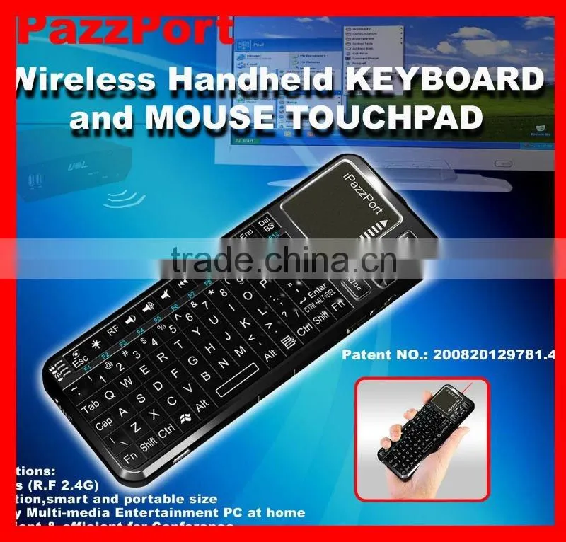 2.4G mini laptop Keyboard with Touchpad