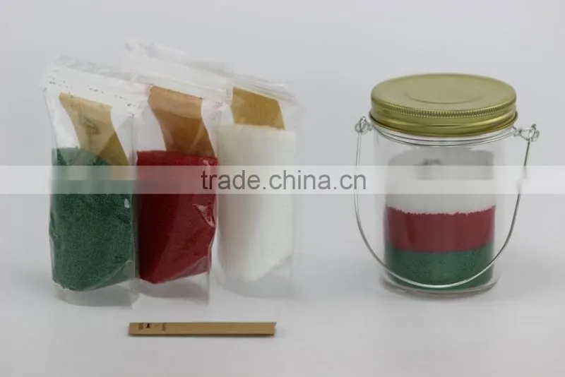 DIY candles with cotton wick / sand candle for DIY