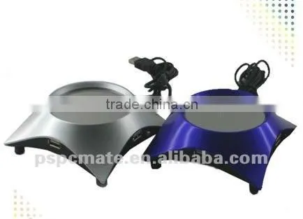 fasion style usb cup warmer or cooler with 4 port hub