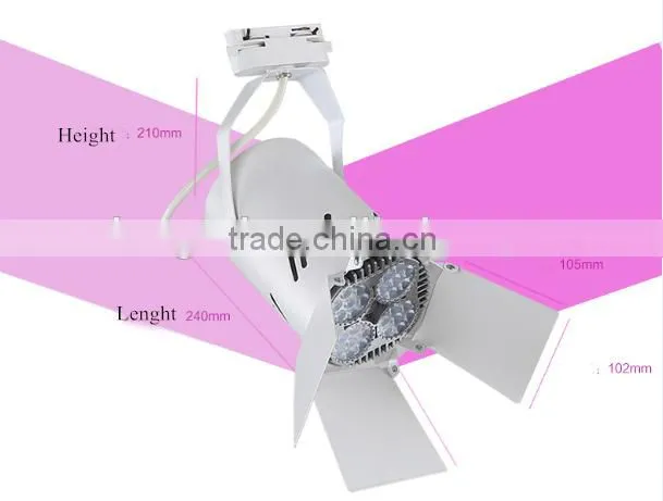 led track spot light COB led light track 30W 2700lm