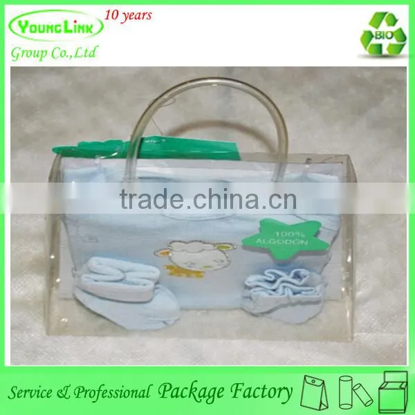High quality transparent PVC clear plastic zipper garment bag