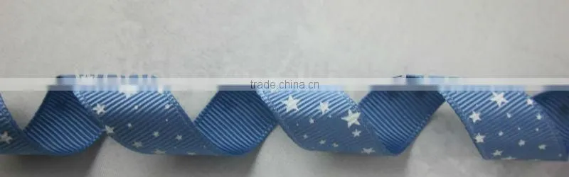 5/8 inch Grosgrain Star Printed Ribbon Wholesale