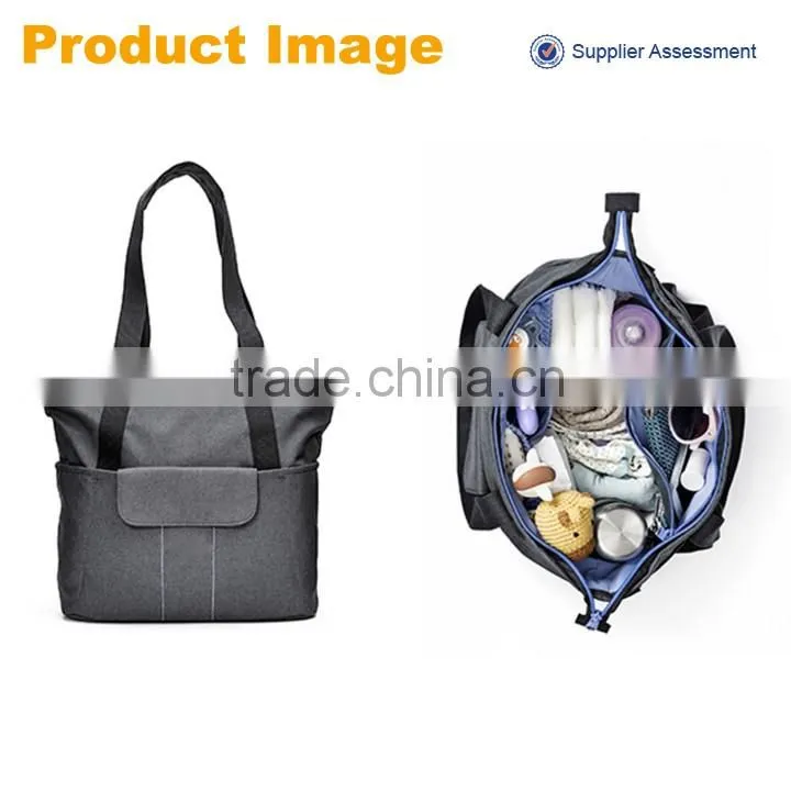 alibaba China wholesale large classical simple diaper bags mummy baby bag