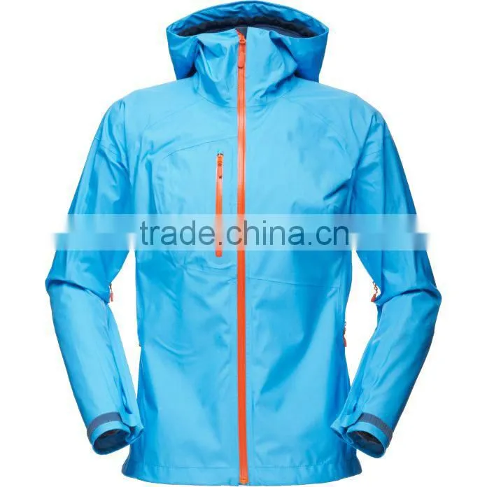 Hooded waterproof trekking jacket