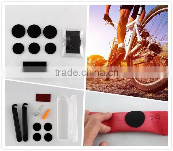 Hot selling self adhesive tire patch kit for bicycle