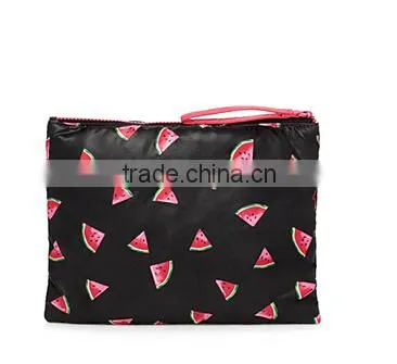 custom Watermelon Print Cosmetic Pouch