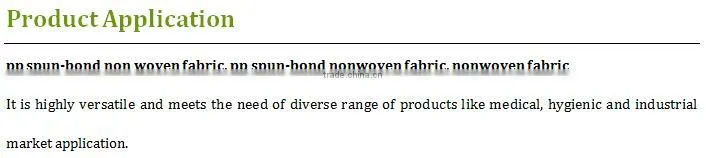 non woven material/Discount breathable nonwoven fabric/cloth non-woven interlining bedding cover