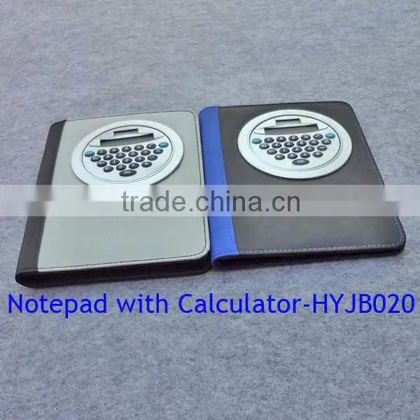 Executive A5 calculator notebook with notepad-HYJB020