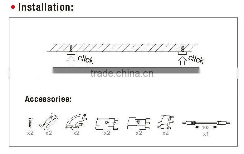 PC&Aluminum with Switched 12 volt led light strip(SC-D107A)