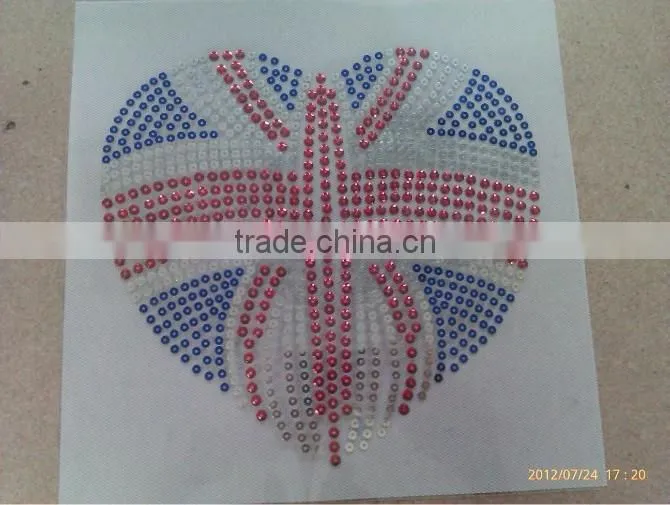 sequins iron-on foil transfer
