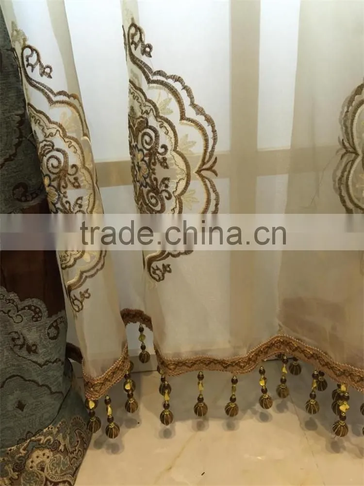 China wholesale readymade curtain,royal design remote control curtain