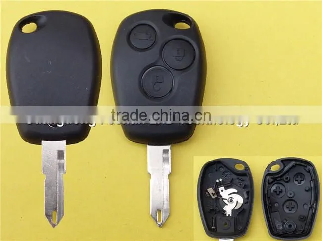 Top quality Remote Car Key Fob Case for Renault Clio 3 Button 206 Blade Key Blank Shell without Logo