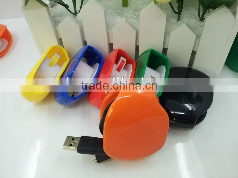 Logo Custom Retractable Earphones/retractable earphone winder