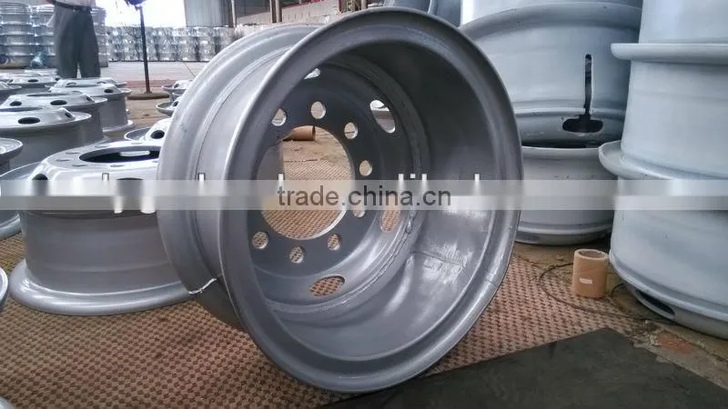 HINO wheel 7.5-20, heavy truck wheel for 10.00-20 tire, trailer steel wheel