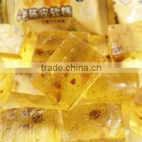 Good taste old orange peel soft gummy candy 110g