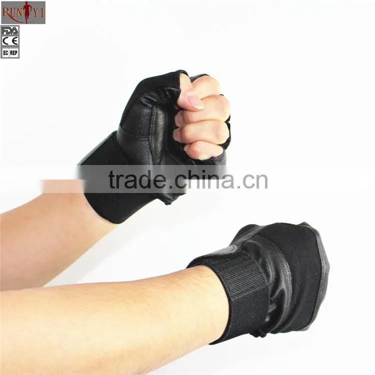 Men's Gym Wrist Wrap Gloves, Fitness Gloves, Workout Exercise Gloves
