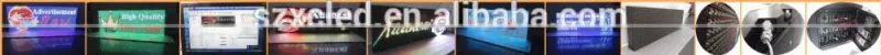 P10-64x192RGB RS232 Serial Communication Programable LED sign board display screenn panel