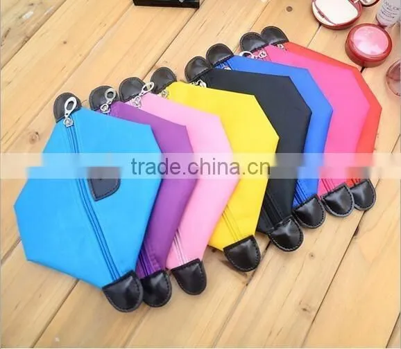 Explosion models dumplings Cosmetic Pouch folding nylon cosmetic bag