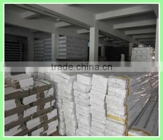 Kenya Hot Sale square type various color PVC rain gutter system for roof drainage system