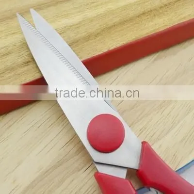 hot sale multi-purpose kitchen scissors with safety cover and TPR handle