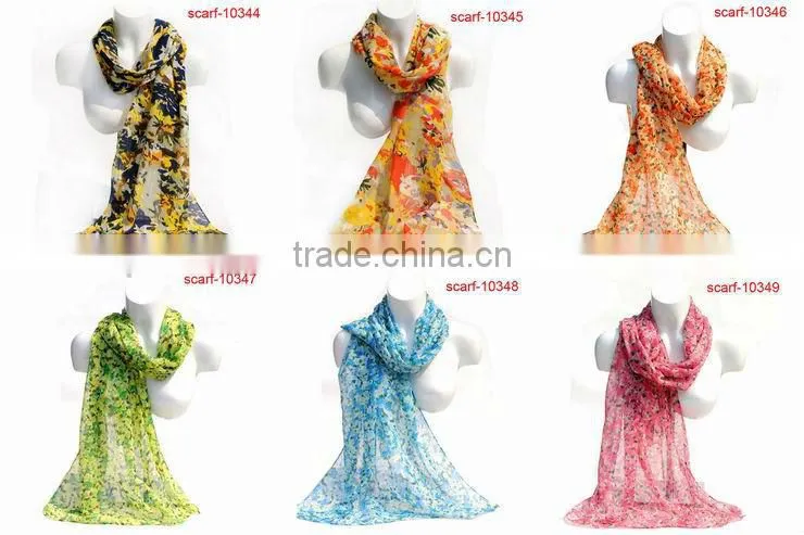 wide solid color cotton scarf
