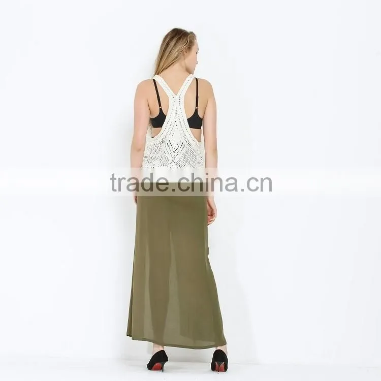 Wholesale plain tank mesh tops for women summer 2016 cheap