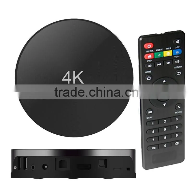 S82 Android 4.4 Amlogic S802 2.0GHz Quad Core 4K TV BOX, Mali450 GPU Support 4K HDMI 2G/8G XBMC Miracast DLNA 4K Smart TV Box