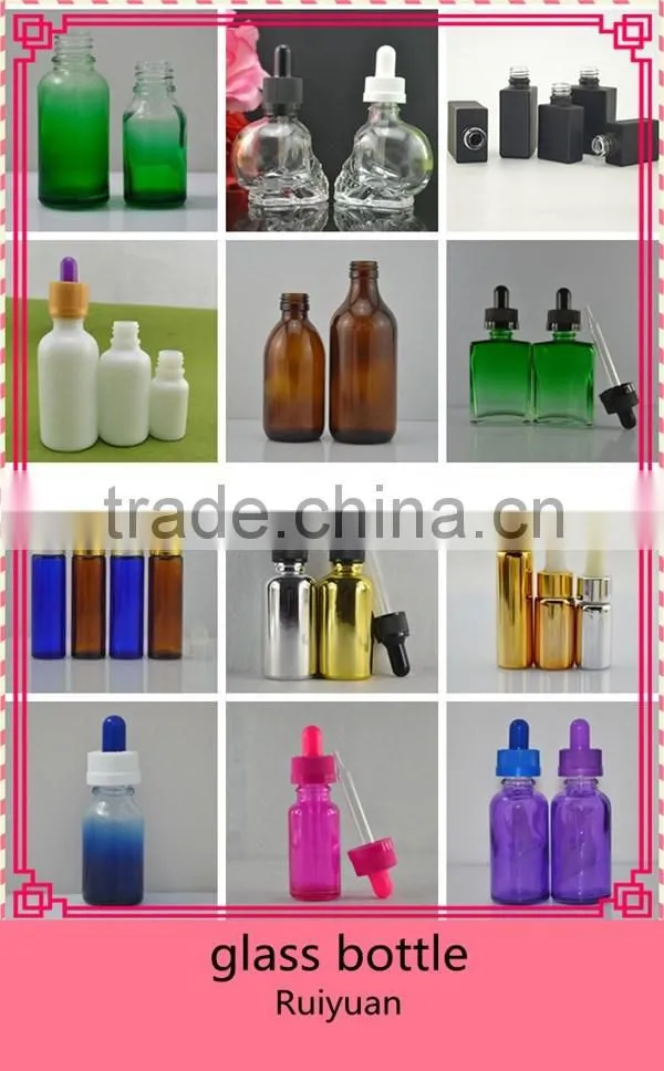 30ml glass dropper bottle 1oz e liquid porcelain white glass bottles with packaging paper tube