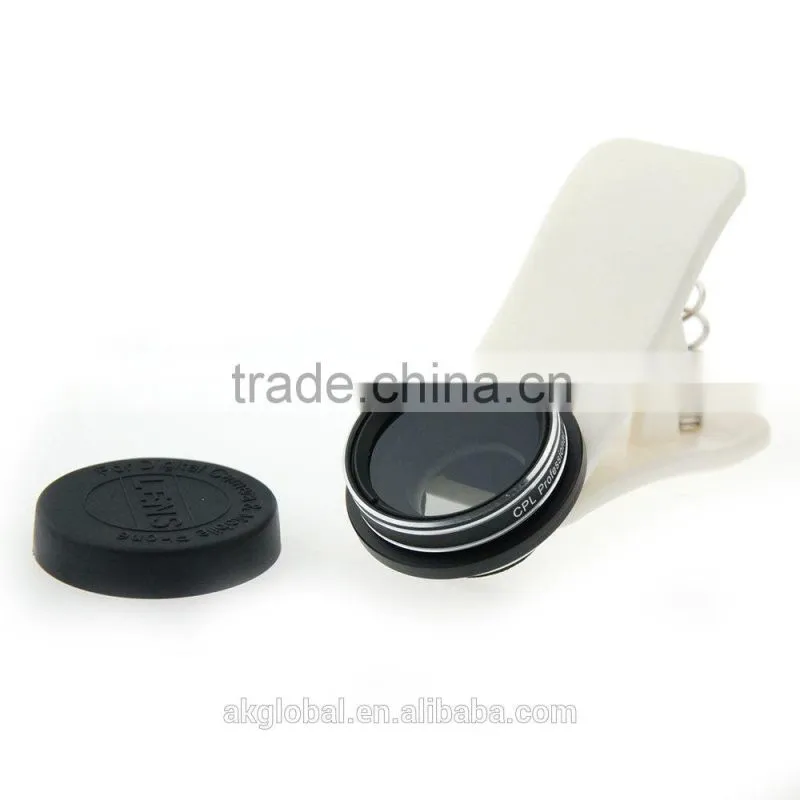 Fashion Clip Polariscope Lens Universal CPL Professional Filter HD Photo Camera for All Cellphone