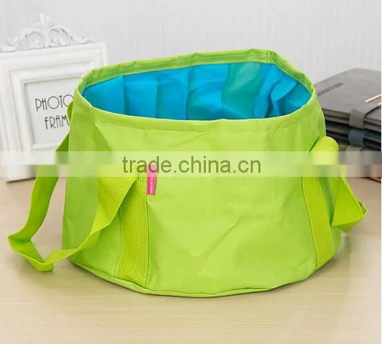 Foldable Wash Basin Footbath Sink Water Bag Outdoor Camping Hiking
