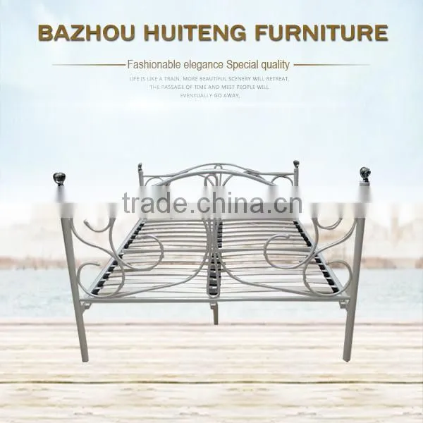 Hot sale modern bedroom furniture metal bed